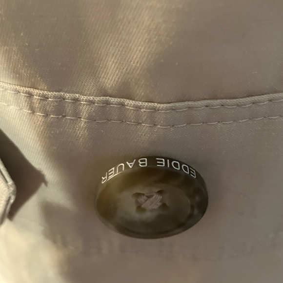Eddie Bauer Light Tan Trench Coat - Picture 4 of 10